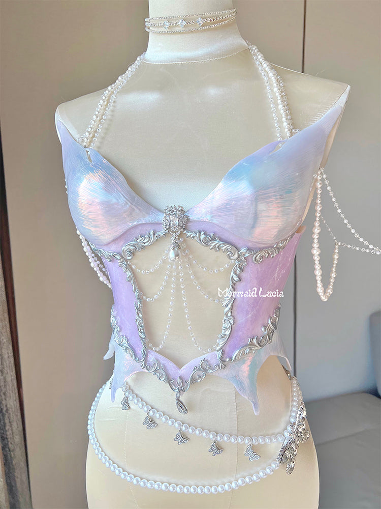 Princess First Love Resin Mermaid Corset Bra Top Cosplay Costume Patent-Protected