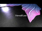 135 Jade Fountain Series Ultralight Silicone Mermaid Merman Tail Purple Red