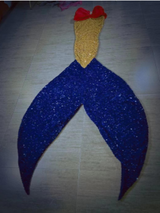 Mermaid Joint Sequin Tail 19 Snow White