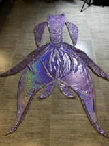 Mermaid Joint Sequin Tail 28 Metallic Purple