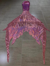 Mermaid Joint Sequin Tail 30 Purple Pink