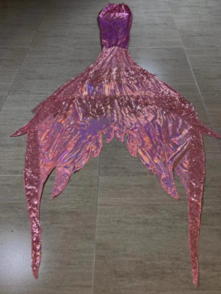 Mermaid Joint Sequin Tail 30 Purple Pink