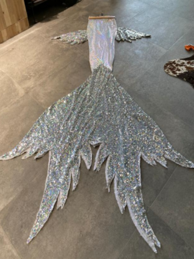 Mermaid Joint Sequin Tail 34 Joint Siliver