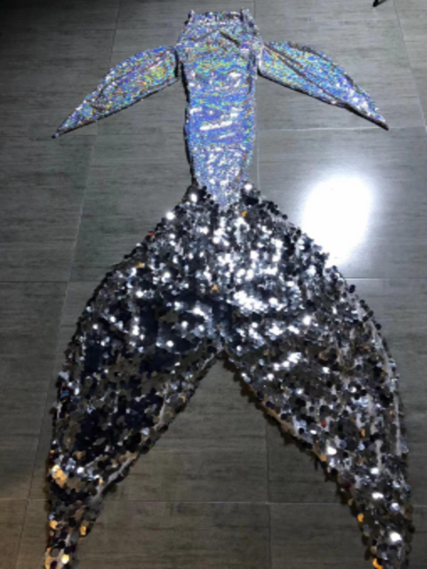 Mermaid Joint Sequin Tail 39 Joint Big Sliver Scales
