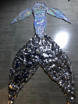Mermaid Joint Sequin Tail 39 Joint Big Sliver Scales
