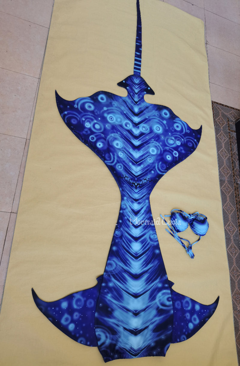 Mermaid Manta Ray Tail Style 1