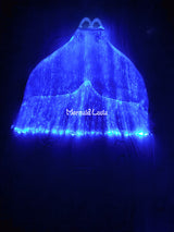 Waterproof Swimmable Luminous Optic Fiber Mermaid Monofin Sheath Cover