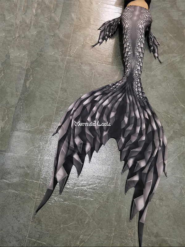 3D Iron Merman Mermaid Tail