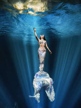 Mermaid Big Sequin Tail 1 Light Metallic