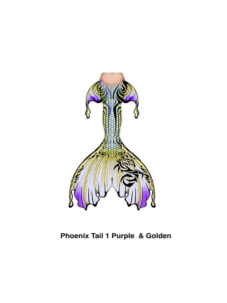 Phoenix Tail 1 Trailing Purple & Golden
