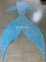 Mermaid Small Sequin Tail Color 21 Light Blue