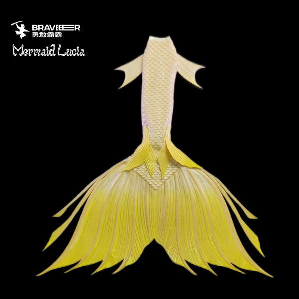 14 Fairytale Series Ultralight Silicone Mermaid Merman Tail Gold 2