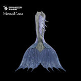 35 Fairytale Series Ultralight Silicone Mermaid Merman Tail Silver Purple 1