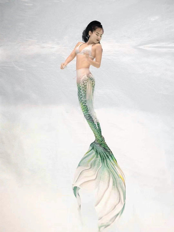 Rainbow Trout Mermaid Tail 2 Green