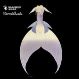 87 Anemone Waltz Series Ultralight Silicone Mermaid Merman Tail Light Purple Yellow 2