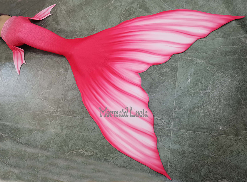 Fantasy Illusion Mermaid Tail Color 4 Pink White – Mermaid Lucia Official