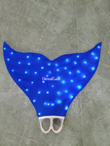 Waterproof Swimmable Luminous LED Mermaid Monofin Sheath Cover Christmas Halloween Cosplay