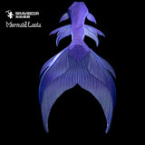 162 Starry Seabed Series Ultralight Silicone Mermaid Merman Tail Purple 6