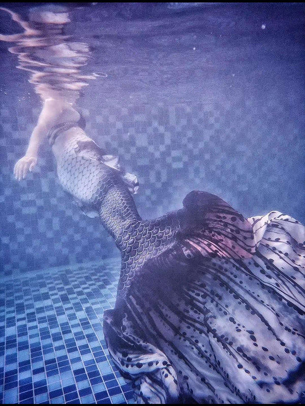 Betta Fish Mermaid Tail 4 Purple