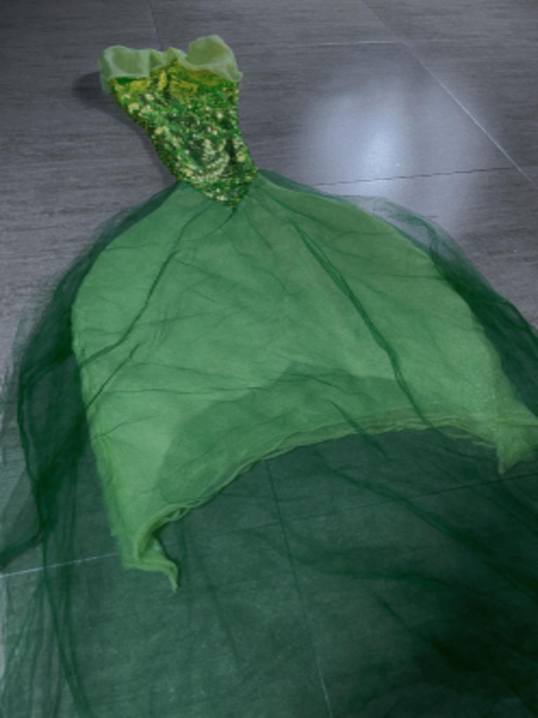 Mermaid Joint Sequin Tail 4 Green Princess