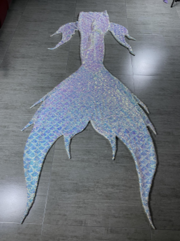 Mermaid Joint Sequin Tail 16  Metallic Scales