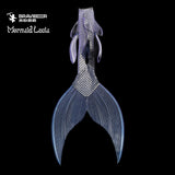 68 Aqua Aura Series Ultralight Silicone Mermaid Merman Tail Black Purple