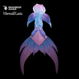 116 Reef Reverie Series Ultralight Silicone Mermaid Merman Tail Blue Purple 3