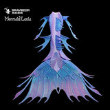 12 Fairytale Series Ultralight Silicone Mermaid Merman Tail Blue Purple 9 Dragon