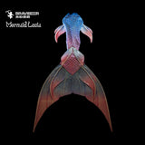 93 Siren Song Series Ultralight Silicone Mermaid Merman Tail Blue Red 1