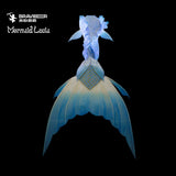 96 Siren Song Series Ultralight Silicone Mermaid Merman Tail Blue White