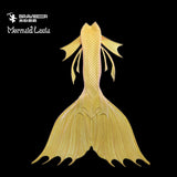 13 Fairytale Series Ultralight Silicone Mermaid Merman Tail Gold 1