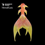 147 Starry Seabed Series Ultralight Silicone Mermaid Merman Tail Gold Red 3