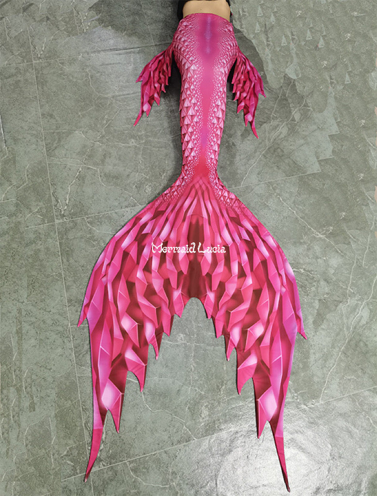 3D Iron Merman Mermaid Tail