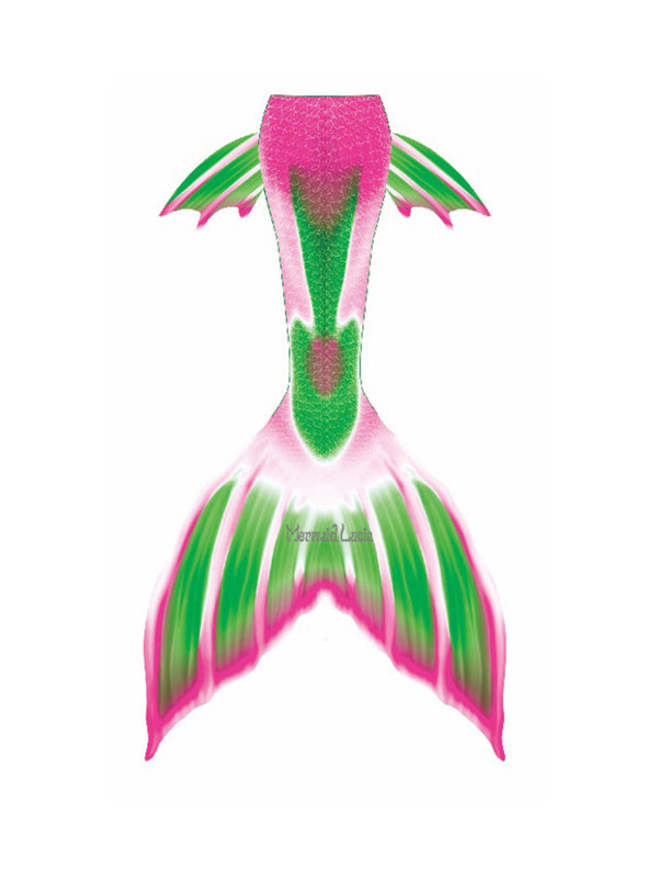 Fantasy Illusion Mermaid Tail Color 20 Green Pink