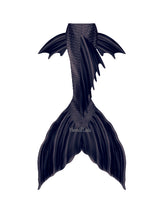 Fantasy Illusion Mermaid Tail Color 10 Black Grey