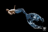 Blue Water Peacock Mermaid Merman Tail