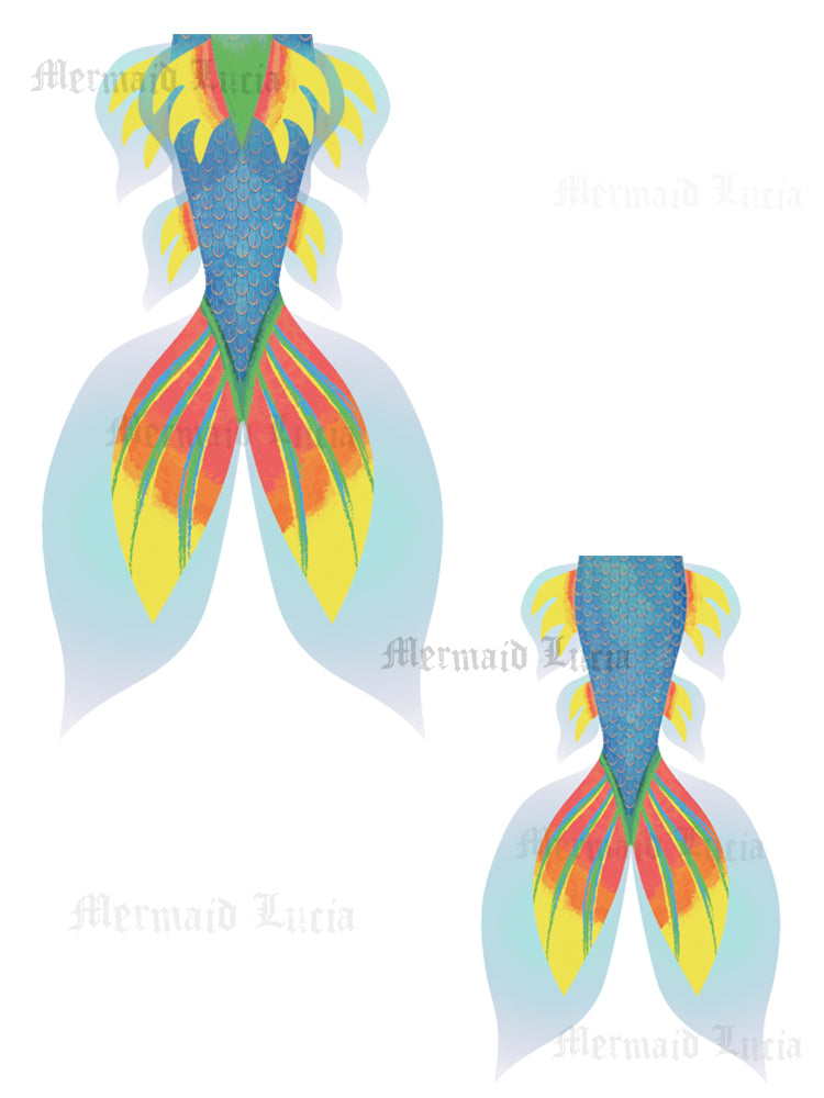 Fantasy Dragon Mermaid Merman Tail Sea King Namor McKenzie Custom Size