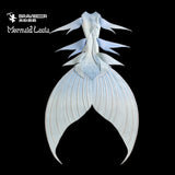 83 Anemone Waltz Series Ultralight Silicone Mermaid Merman Tail Light Blue White 1