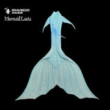 26 Fairytale Series Ultralight Silicone Mermaid Merman Tail Light Blue