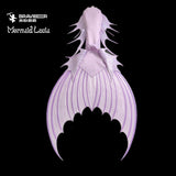 85 Anemone Waltz Series Ultralight Silicone Mermaid Merman Tail Light Purple