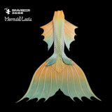 27 Fairytale Series Ultralight Silicone Mermaid Merman Tail Orange Green