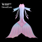 28 Fairytale Series Ultralight Silicone Mermaid Merman Tail Pink Blue 1