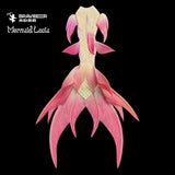 130 Jade Fountain Series Ultralight Silicone Mermaid Merman Tail Pink Gold 1