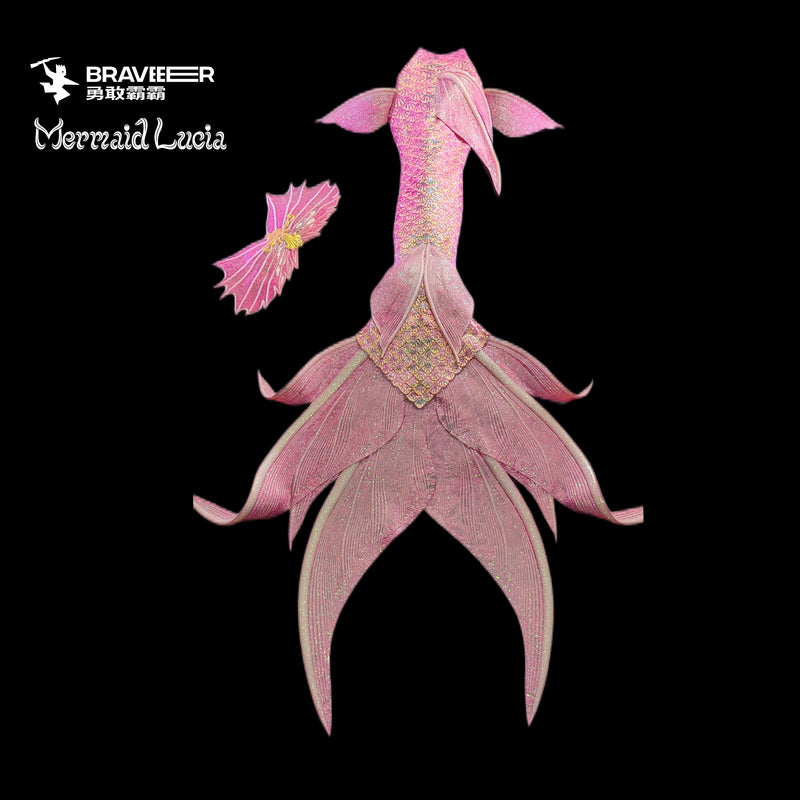 181 Seabreeze Spark Series Ultralight Silicone Mermaid Merman Tail Purple Pink