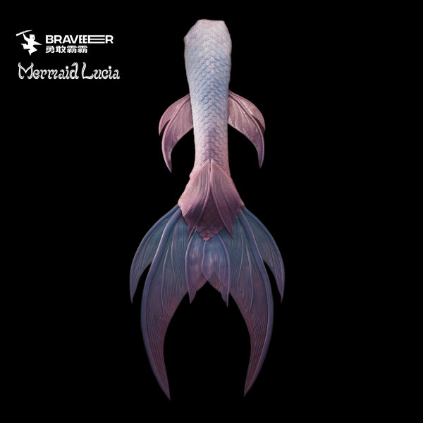 122 Reef Reverie Series Ultralight Silicone Mermaid Merman Tail Purple