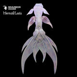 134 Jade Fountain Series Ultralight Silicone Mermaid Merman Tail Purple Gold