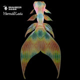 165 Starry Seabed Series Ultralight Silicone Mermaid Merman Tail Rainbow