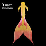 62 Ocean Dreams Series Ultralight Silicone Mermaid Merman Tail Red Orange Yellow