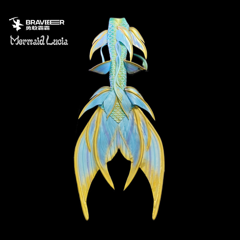 169 Starry Seabed Series Ultralight Silicone Mermaid Merman Tail Teal