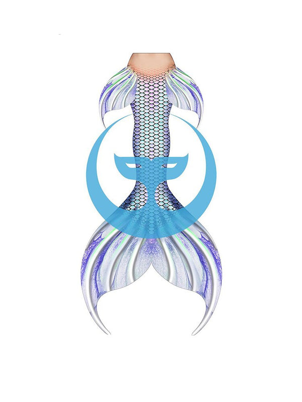 Rainbow Trout Tail 8 Blue & Purple